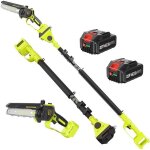 �lagueuse sur perche sans fil, mini tron�onneuse � batterie 6 pouces 8000 mah avec moteur brushless, ...