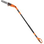 Elagueuse sur perche t�lescopique 212 - 286 cm 750w t�te r�glable vitesse de cha�ne 11 m / s tige en ...