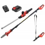 �lagueuse / taille - haie sur perche sans fil 18 v (1 batterie + chargeur) outil multifonction