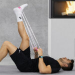 �lastique extenseur en 8 yoga et pilates r�sistance 10 kg ? tpe, entra�nement souple, fitness & �tirements, ...