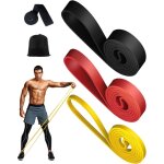 �lastique musculation - ensemble de 3 bandes de r�sistance avec ancrage de porte pour entra�nement pilates, ...
