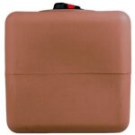 Elbi - cuve r�cup�ration eau de pluie 300l - r�servoir a�rien cubique terracotta - poly�thyl�ne cb