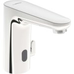 Hansa - electra - mitigeur �lectronique de lavabo, alimentation par piles, bluetooth, chrome 91002219 ...