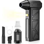 Electric air duster mini souffleur � poussi�re sans fil 100 000 tr / min 4 vitesses r�glables avec batterie ...