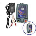 �lectrificateur de cl�ture �lectrique de 10 km, avec connecteur pour batterie et syst�me d'alarme, pour ...