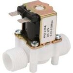 lectrovanne 12v g1 / 2&34 vanne lectrique en plastique de l'eau solnode d'admission normalement ferm ...