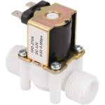 �lectrovanne 12v g1 / 2 , nc normale ferm�e, entr�e d'eau plastique pour air et eau fiabilit� maximale ...
