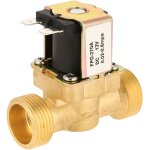 Lectrovanne, 1pc 12v g3 / 4 lectrique en laiton lectrovanne, pour eau 12v cc normalement ferme lectrovanne ...