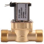 �lectrovanne �lectrique 220v 1 / 2 pouce laiton normalement ferm�e pour contr�le eau liquide chimique ...
