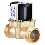 Lectrovanne magnétique électrique, 3 / 4'dc 24v laiton Électrovanne d'eau nc normalement fermée régulateur ... Lectrovanne magnétique électrique, 3 / 4'dc 24v laiton Électrovanne d'eau nc normalement fermée régulateur ...