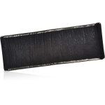 Elegant plateau de service en ceramique noire