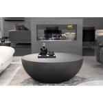 Elementi - chronos table basse en bton stable facile d'entretien 87 x 87 x 35. 6 cm