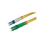 20m c�ble � fibre optique jarreti�re optique lc / apc � lc / upc os2 monomode duplex 9 / 125um lszh jaune ...
