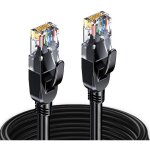 Elfcam - câble réseau ethernet rj45 cat 7 blindé sftp - 50m (rond noir), 10gbps, 600mhz, 100% cuivre, ... Elfcam - câble réseau ethernet rj45 cat 7 blindé sftp - 50m (rond noir), 10gbps, 600mhz, 100% cuivre, ...