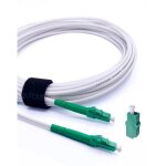 5m c�ble � fibre optique lc / apc � lc / apc simplex monomode 3, 0mm blanc, la livraison avec le coupleur ...