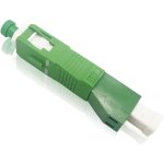 Elfcam - adaptateur  fibre optique cble - monomode simplex lc / apc female  sc / apc male, lot de ...