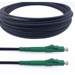 Elfcam - 50m câble à fibre optique en acier blindé lc / apc à lc / apc os2 monomode simplex lszh noir ... Elfcam - 50m câble à fibre optique en acier blindé lc / apc à lc / apc os2 monomode simplex lszh noir ...