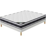 Elite mattress - medicare ensemble matelas 140x190 latex hauteur 22cm