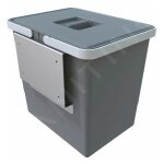 Elletipi - easy - poubelle encastrable, 15 l pbd sp sg28 c97 m