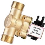 Elprico �lectrovanne �lectrique en laiton, 1 / 2  �lectrovanne d'eau normalement ferm�e dc 24v, �lectrovanne ...