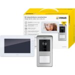 Elvox kit d'interphone vido platine de rue + moniteur + alimentation - k42930 - vimar