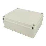 Em distribution - boite de dérivation étanche ip67 250x200x90mm, avec couvercle opaque, bords lisses Em distribution - boite de dérivation étanche ip67 250x200x90mm, avec couvercle opaque, bords lisses