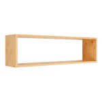 House nordic - etag�re mural en bambou l70cm - bois clair - ember