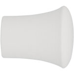 Embout de barre � rideaux inventiv - pommeau �35 laqu� blanc