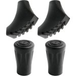 Embout baton de marche en caoutchouc, 2 rondes 2 en forme de fer � cheval, protecteur embouts pour b�tons ...