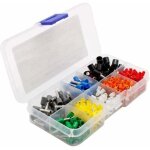 Embout de cablage, 400 pcs 0. 5 - 6mm2 assortiment d'embouts de cable, 8 taillesembouts de cable pour ...