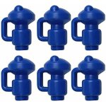Embouts de protection bouchons de trampoline 6 pices capuchons de poteau pour les piquets de filet du ...