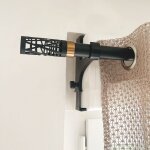 Embout trendy noir pour tringle � rideaux ? � 28 mm ? finition bronze et noir mat ? style contemporain ...