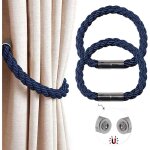 Embrasses magn�tiques pour rideaux, lot de 2 attaches de corde de rideau de simplicit� moderne avec aimant ...