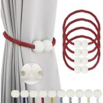 Embrasses magn�tiques pour rideaux - 45, 7 cm - bordeaux