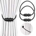 Embrasses de rideaux, 2 pi�ces attache rideaux magn�tiques avec aimant attache rideau aimant�e, retenues ...