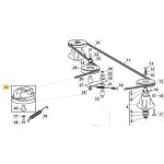 Embrayage �lectromagn�tique mod�les de tracteurs original stiga 118399085 / 0