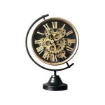Emde - horloge mcanisme sur pied noir dor 28x13x39cm