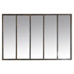 Emde - miroir industriel rectangle 137x90cm Emde - miroir industriel rectangle 137x90cm