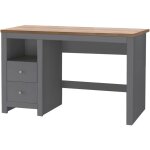 Emerald - bureau avec 2 portes en effet ch�ne gris