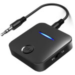 �metteur bluetooth 5. 0, r�cepteur bluetooth adaptateur bluetooth avec jack 3. 5 mm sortie st�r�o pour ...