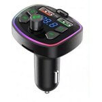 [jamais utilis�] �metteur fm bluetooth pour voiture avec �galiseur de basses, double chargeur rapide ...