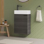 Emke - meuble lave - mains couleur charbon