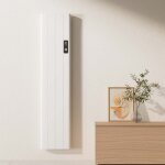 Emke radiateur �lectrique chauffage �lectrique fixation murale connexion wi - fi 1000w blanc