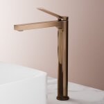 Emke - robinet salle de bain haut, robinet de lave - mains avec aérateur, laiton, cartouche céramique, ... Emke - robinet salle de bain haut, robinet de lave - mains avec aérateur, laiton, cartouche céramique, ...