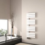 Emke - sche - serviette eau chaude, 1041x400mm - sche - serviettes panneau plat blanc