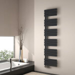 Emke sche - serviette eau chaude, 1599x400mm - sche - serviettes panneau plat noir mat