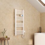 Emke - sche - serviette lectrique aluminium commande tactile temprature rglable - 960 x 400 mm blanc ...
