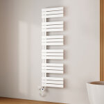 Emke s�che - serviettes �lectrique � thermostat, minuterie et puissance r�glable, blanc 1000w 1599x500 ...