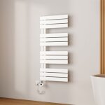 Emke s�che - serviettes �lectrique � thermostat, minuterie et puissance r�glable, blanc 600w 1041x500 ...