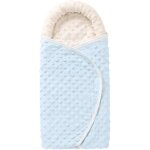 Emmaillotage hiver 0 - 6 mois, coton bio � pois, sac r�glable + oreiller, pour gar�ons / filles